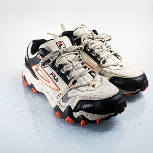 FILA Oakmont TR Chunky Trail Sneakers Men’s Size 11 White Orange Black